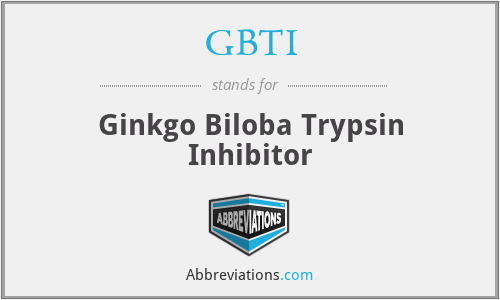GBTI - Ginkgo Biloba Trypsin Inhibitor