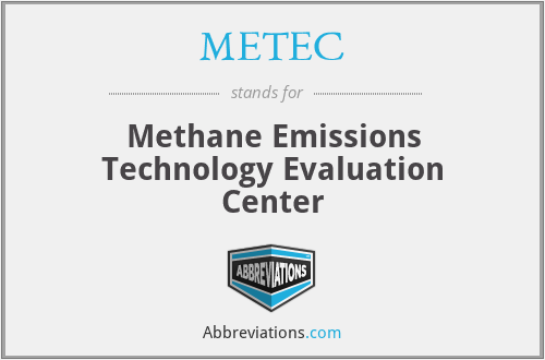 METEC - Methane Emissions Technology Evaluation Center