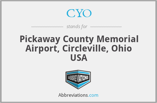 CYO - Pickaway County Memorial Airport, Circleville, Ohio USA