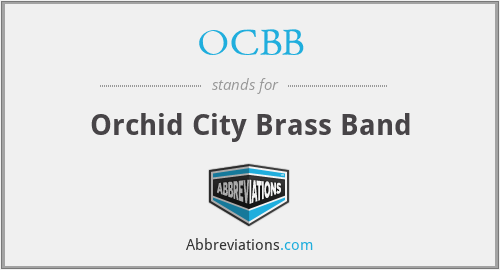 OCBB - Orchid City Brass Band