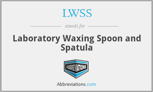 LWSS - Laboratory Waxing Spoon and Spatula