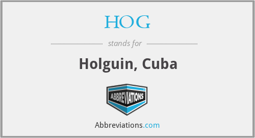 HOG - Holguin, Cuba