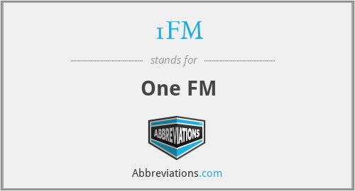 1FM - One FM