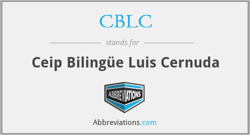 CBLC - Ceip Bilingüe Luis Cernuda
