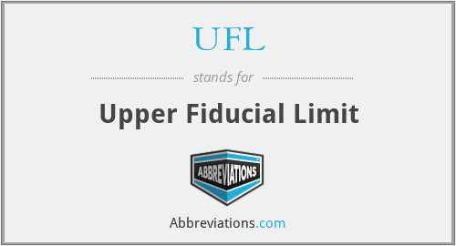 UFL - Upper Fiducial Limit