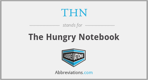 THN - The Hungry Notebook