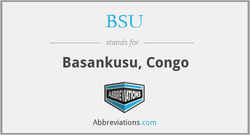 BSU - Basankusu, Congo