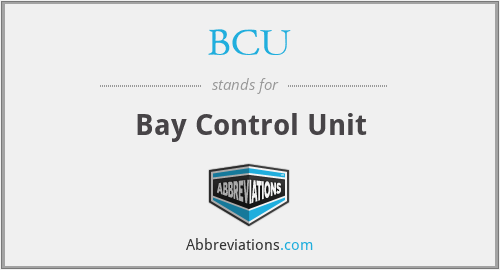 BCU - Bay Control Unit
