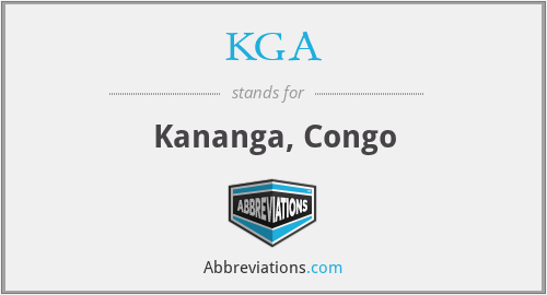 KGA - Kananga, Congo