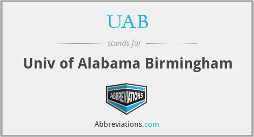 UAB - Univ of Alabama Birmingham