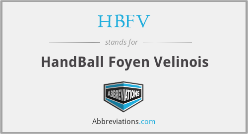 HBFV - HandBall Foyen Velinois