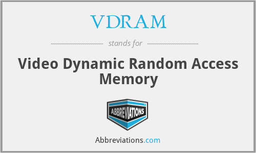 VDRAM - Video Dynamic Random Access Memory