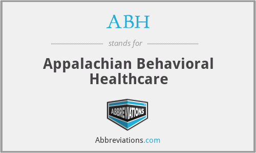 ABH - Appalachian Behavioral Healthcare