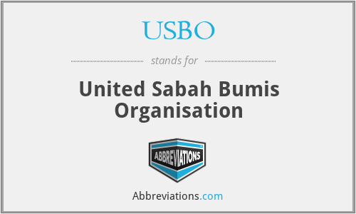 USBO - United Sabah Bumis Organisation