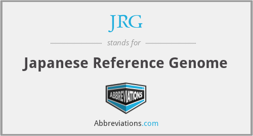 JRG - Japanese Reference Genome