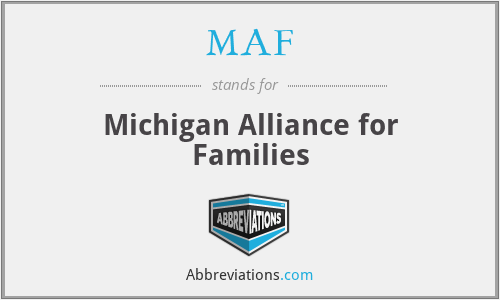 MAF - Michigan Alliance for Families