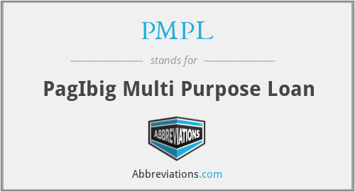 PMPL - PagIbig Multi Purpose Loan