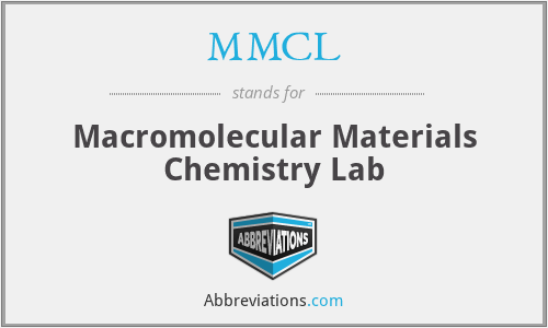 MMCL - Macromolecular Materials Chemistry Lab