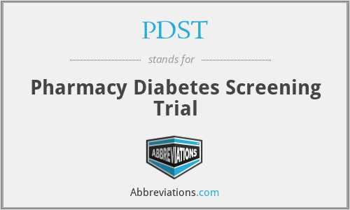 PDST - Pharmacy Diabetes Screening Trial