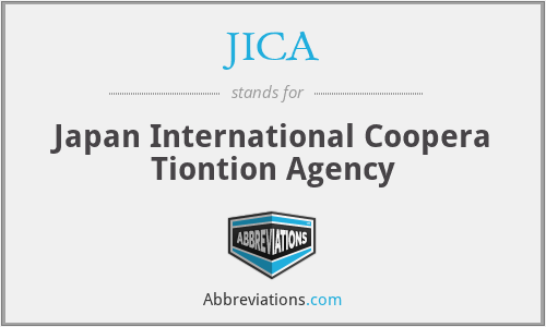 JICA - Japan International Coopera
Tiontion Agency