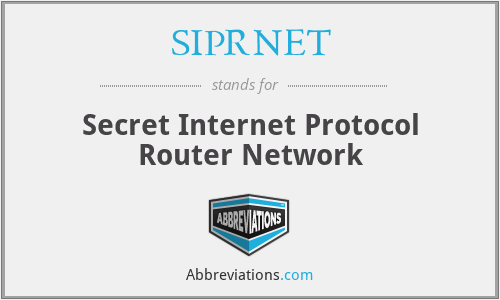 SIPRNET - Secret Internet Protocol Router Network