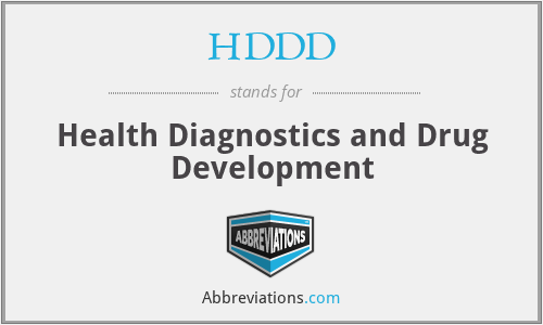 HDDD - Health Diagnostics and Drug Development
