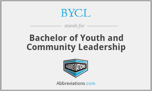 BYCL - Bachelor of Youth and Community Leadership