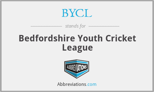 BYCL - Bedfordshire Youth Cricket League