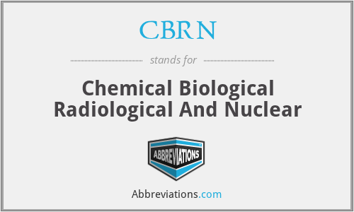 CBRN - Chemical Biological Radiological And Nuclear