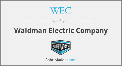 WEC - Waldman Electric Company