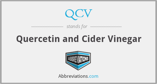 QCV - Quercetin and Cider Vinegar