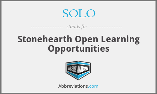 SOLO - Stonehearth Open Learning Opportunities
