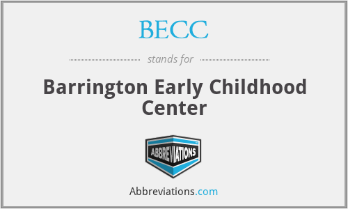 BECC - Barrington Early Childhood Center
