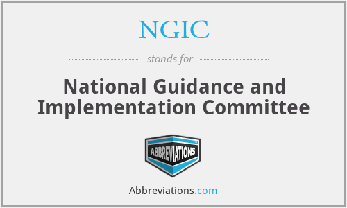 NGIC - National Guidance and Implementation Committee