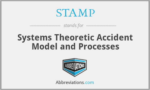 STAMP - Systems Theoretic Accident Model and Processes
