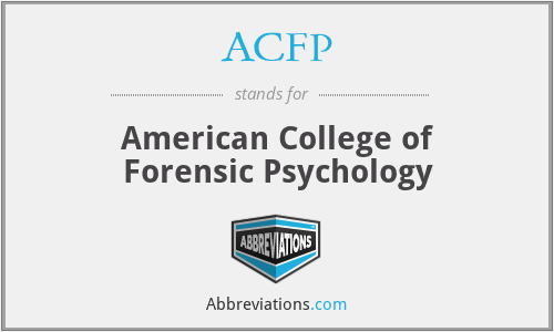 ACFP - American College of Forensic Psychology
