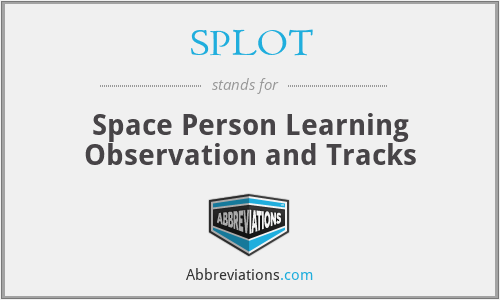 SPLOT - Space Person Learning Observation and Tracks