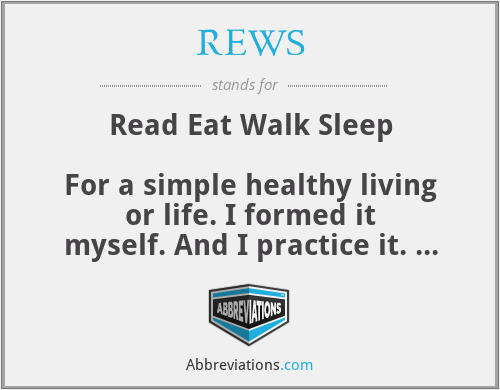 REWS - Read Eat Walk Sleep

For a simple healthy living or life. I formed it myself. And I practice it. 

Tan Sri M Kayveas
#UncleBond