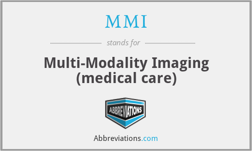 MMI - Multi-Modality Imaging (medical care)