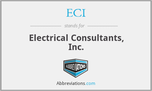 ECI - Electrical Consultants, Inc.