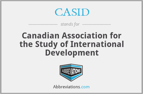 CASID - Canadian Association for the Study of International Development