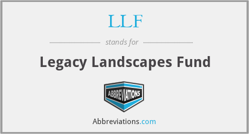 LLF - Legacy Landscapes Fund