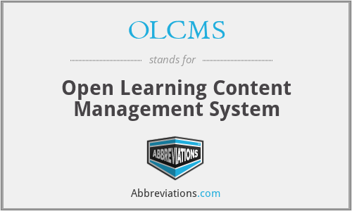 OLCMS - Open Learning Content Management System