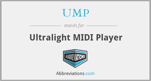UMP - Ultralight MIDI Player