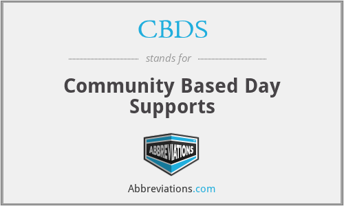 CBDS - Community Based Day Supports