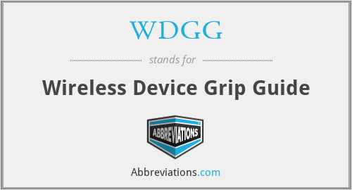 WDGG - Wireless Device Grip Guide