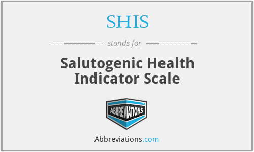 SHIS - Salutogenic Health Indicator Scale