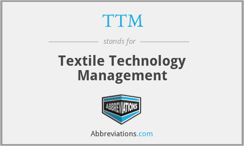 TTM - Textile Technology Management