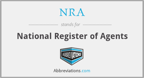 NRA - National Register of Agents