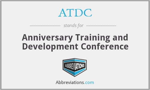 ATDC - Anniversary Training and Development Conference